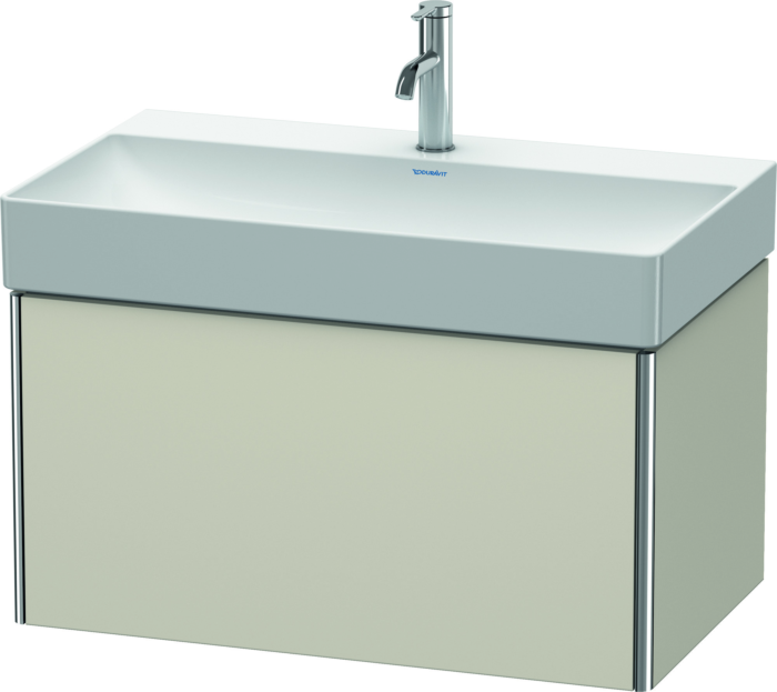 Duravit XSquare Waschtisch-Unterschrank XS406209191 78,4x39,7x46cm, 1 Auszug, Taupe