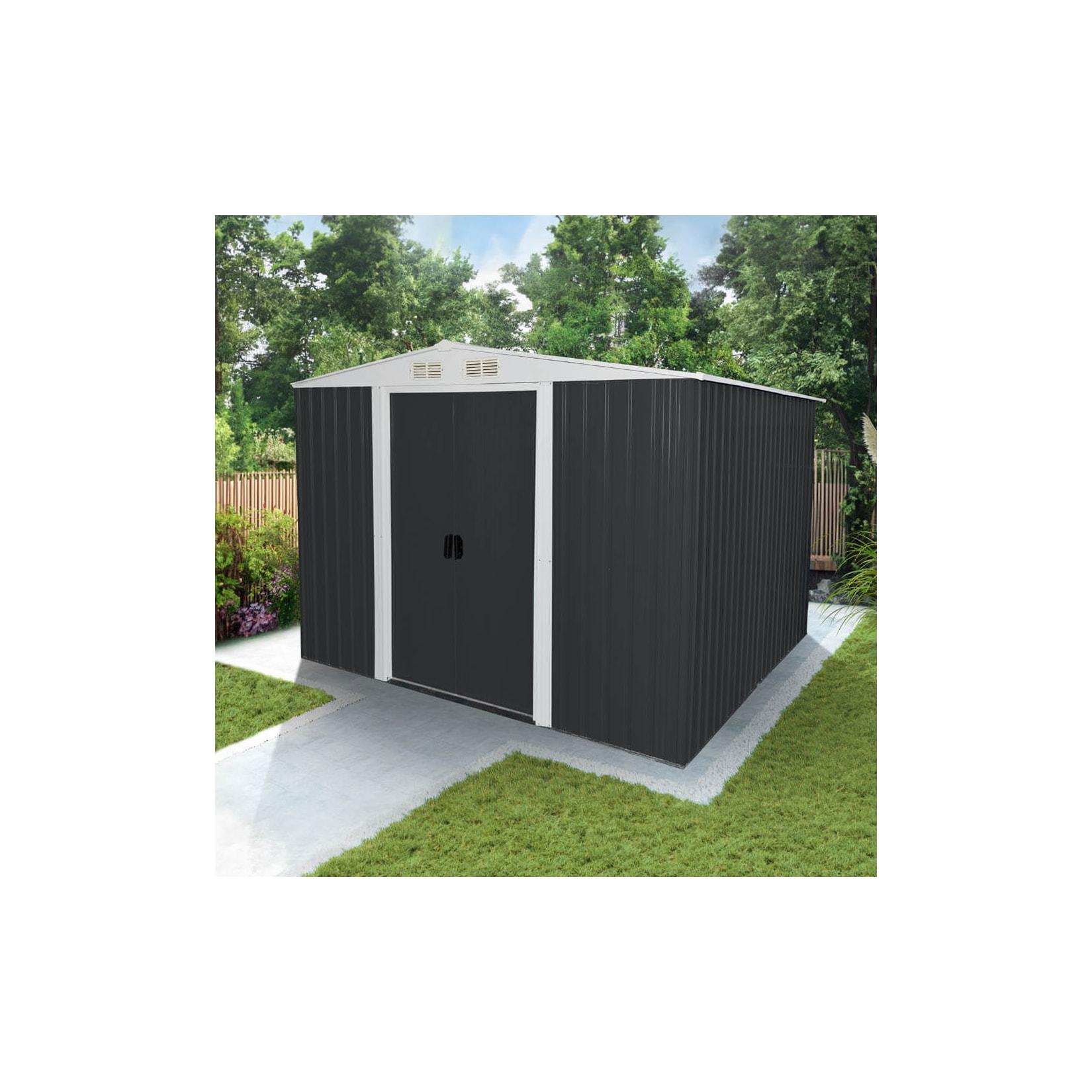 HOME DELUXE Geräteschuppen aus verzinktem Stahl BOHIO XXL - 257 x 313 cm