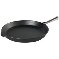 Skeppshult Gusseisen Bratpfanne XL Stahlgriff, Pfanne + Kochtopf