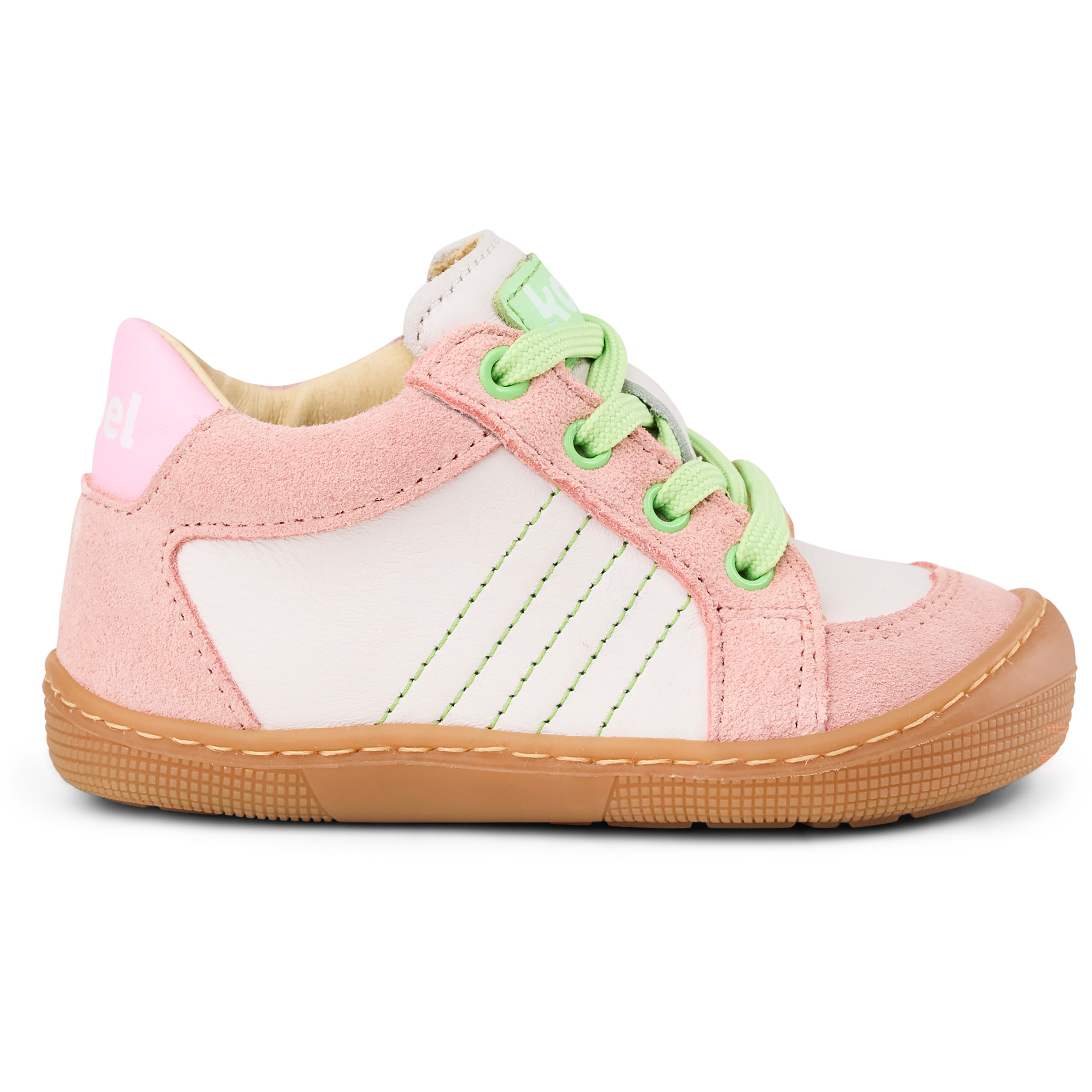 Koel Barefoot Dion Suede Kinder Barfußschuhe rosa Größe 26 Lifestyle Wasserabweisend