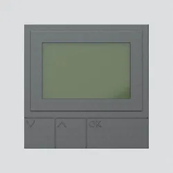 Siedle&Söhne Display-Ruf-Modul Dunkelgrau-Glimmer DRM 612-02 DG