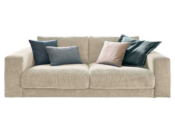Lounge Handmade Sofa 2-Sitzer LH-SAMBIA, natur, Cord