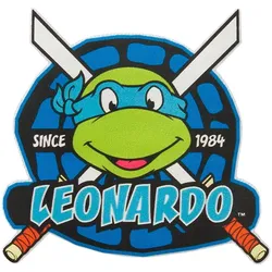Mono Quick Applikationen - Kids and Hits - aufbügelbar TMNT Leonardo, Applikationen, Mehrfarbig, Grün