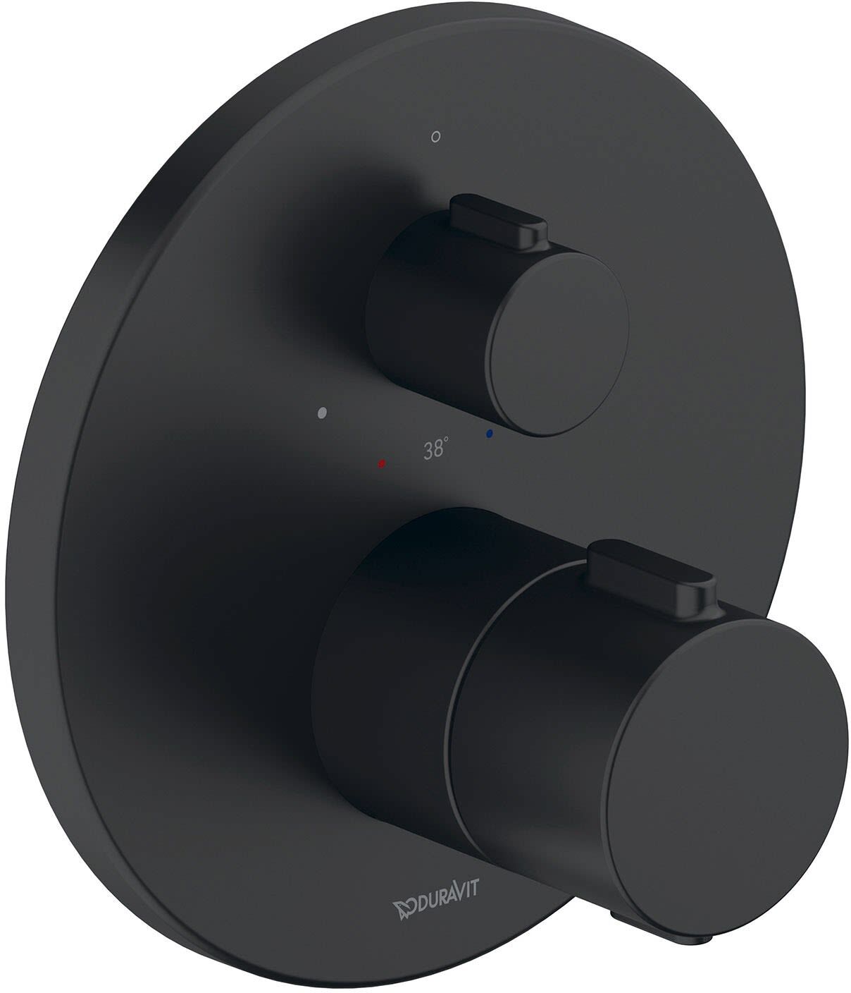 Duravit Thermostatarmaturen Thermostat Unterputz Set, 1 Verbraucher, rund