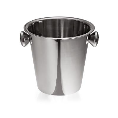 WAS Germany 8x Flaschenkühler 4,5 l, Chromnickelstahl silber
