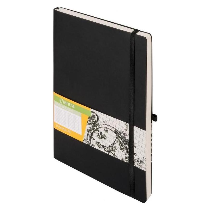 Antrax Notizen A5 Grid Impression Schwarz ANTRA (A5, Kariert, Weicher Einband) (371924)