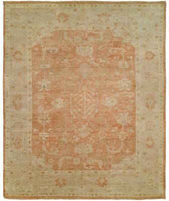 KALATY Traditional Multi-Colored Hand-Knotted Wool Area Rug