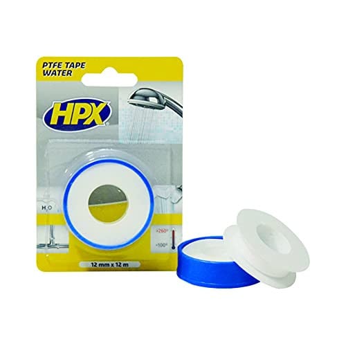 HPX PTFE Waterafdichtingstape - Wit - 2 stuks - 12 mm x 12 m