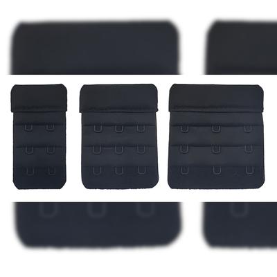 3er Set BH-Verlängerungen Schwarz 32mm 45mm 57mm – Komfort-Erweiterung für Wäsche