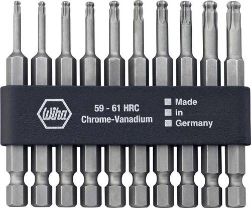 Wiha 32804 Bit-Set 10teilig Innen-TORX Kugelkopf