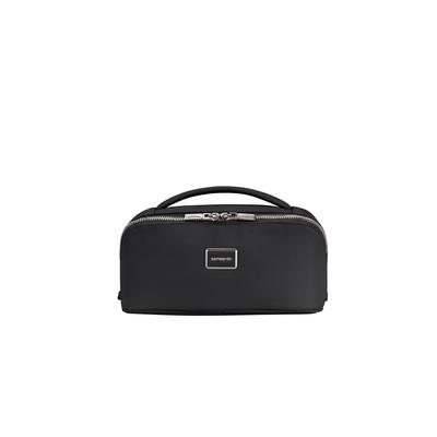 Kosmetiktasche SAMSONITE "IMAGE", Damen, Gr. B/H/T: 23,5cm x 11,5cm x 11,5cm, schwarz, Nylon, Textil, Taschen Kosmetiktasche, Handgepäcktasche, strapazierfähiges und pflegeleichtes Material