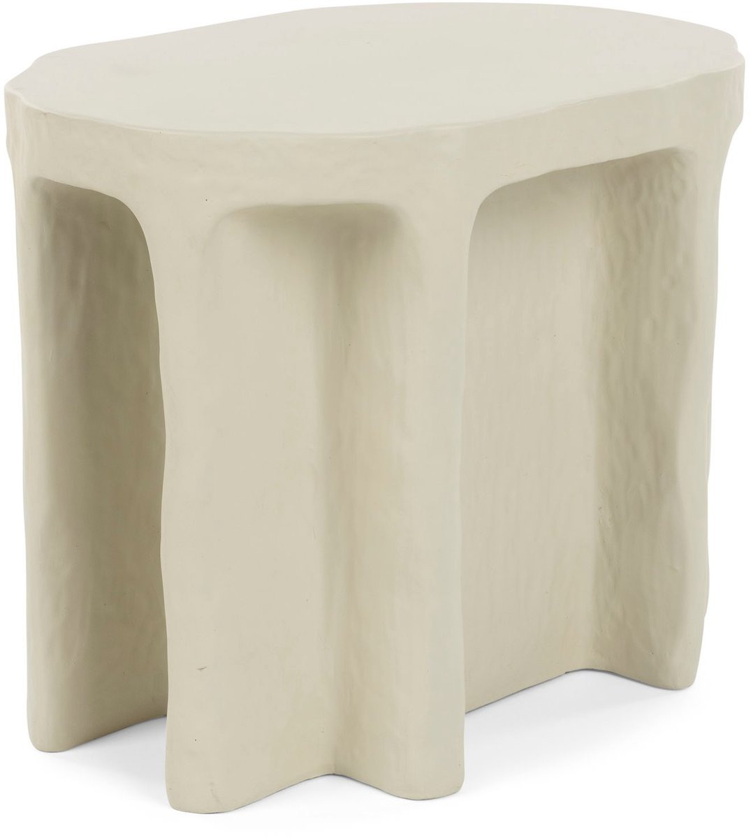 Bold Monkey Born To Be Alive Bijzettafel Ovaal Beige B: 60 cm, D: 45 cm