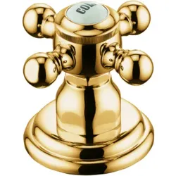 Kludi 1926 Seitenventil 518174520 Standmontage, Markierung: Cold, vergoldet