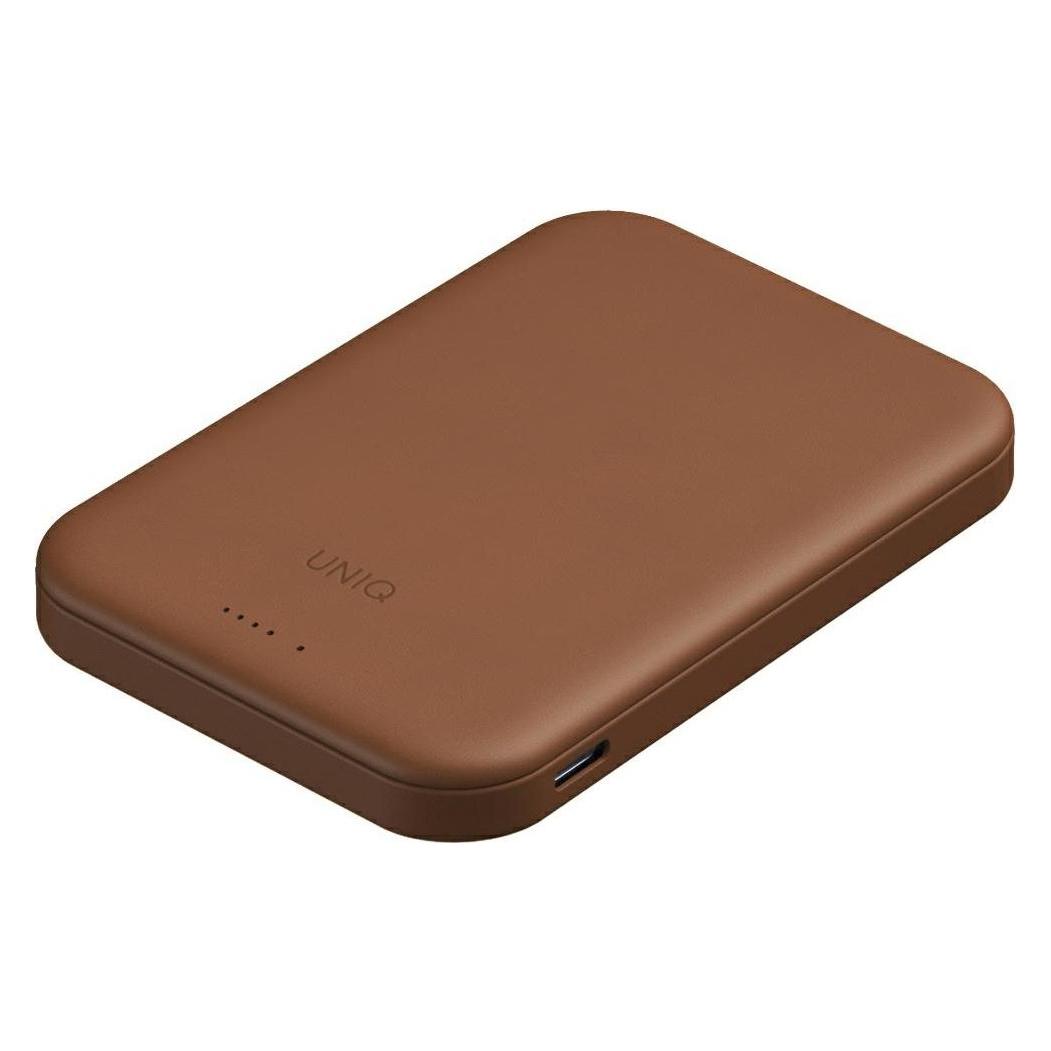 Uniq Powerbank Lyden Lexa Magnetic 5000mAh PD USB-C MagSafe caramel (5000 mAh, 20 W, 19.25 Wh) (UNIQ-LYDENLEXA-CARAMEL)