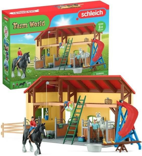 Schleich Farm World Speelset Boerderij met Dieren en Accessoires, 82-delig