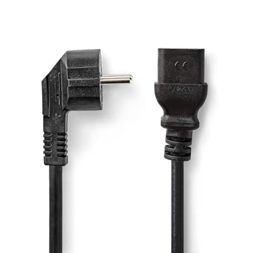 Nedis Stroomkabel IEC-320-C19 met geaarde stekker, zwart, 2,0 m