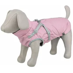 Trixie Pontis Rain coat with harness, M: 45 cm, pink (M, Hunderegenmantel), Hundemantel