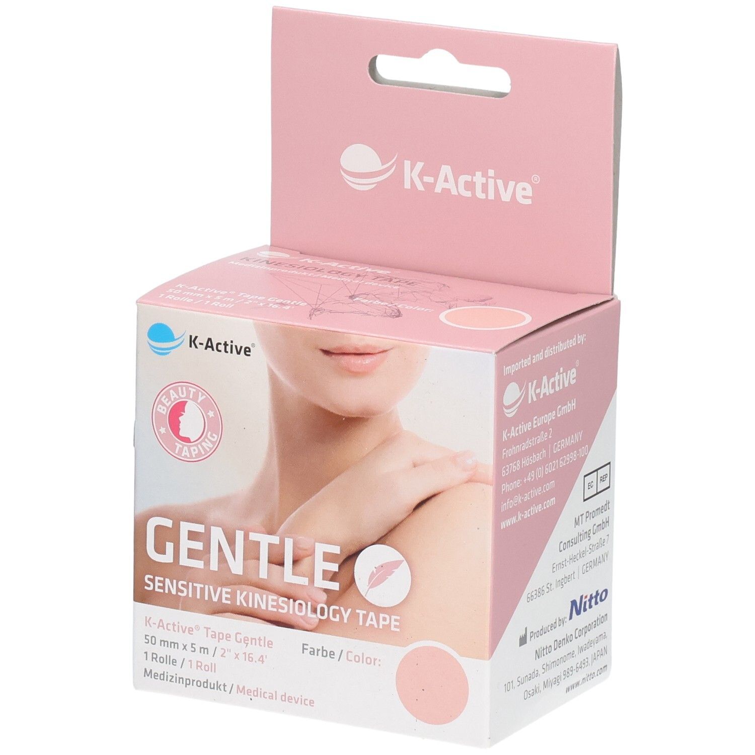 K Active Tape Gentle 50 mmx5 m 1 St Pflaster