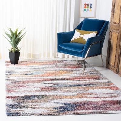 SAFAVIEH Calista Shag Gospava Abstract 1-inch Thick Rug