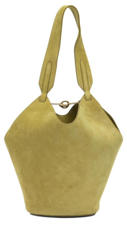 Khaite Umhängetasche für Damen, gelb, klein, aus Leder - UNI