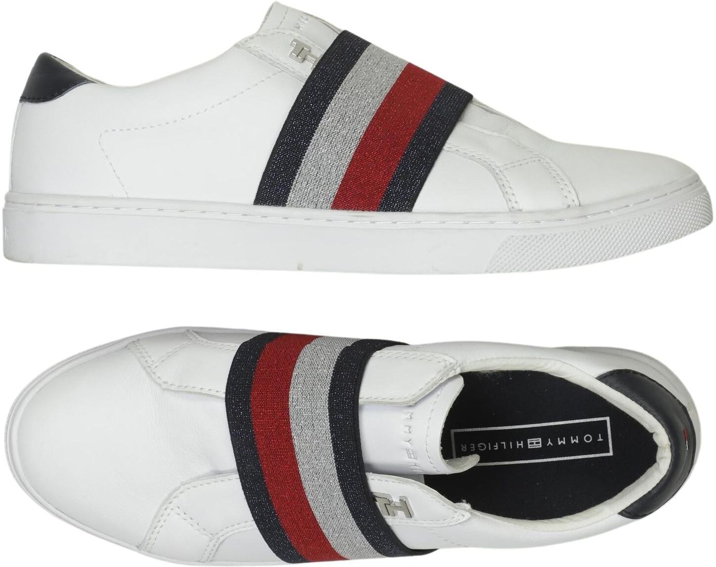Tommy Hilfiger Damen Sneaker, Weiß, Gr. EU 39, Leder - Second Hand