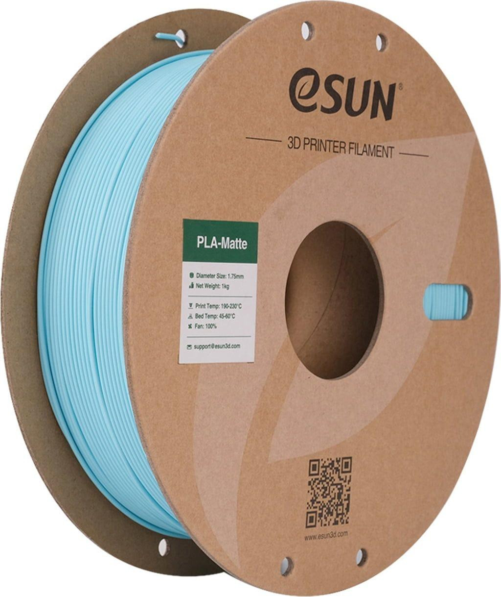 eSUN PLA-Matte filament lichtblauw 1,75 mm 1 kg