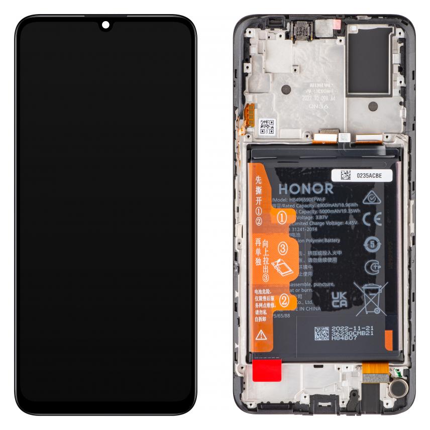 Honor Display Unit für X7, mit Akku, Schwarz (Akku, Display, Honor X7) (0235ACBE)