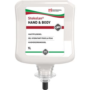 Stokolan Hautcreme Hand & Body, SBL1L, Hautpflegegel, Kartusche 1 Liter