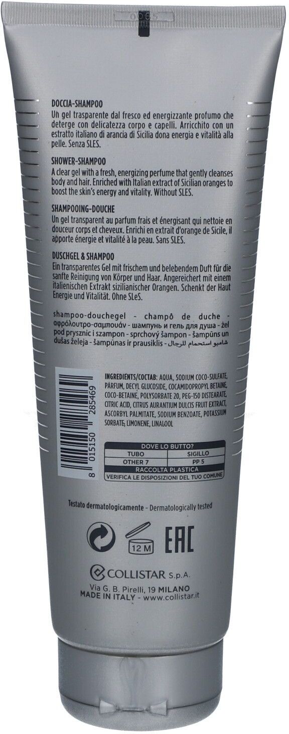 Collistar Acqua Attiva Shower-Shampoo 250ml 250 ml Gel