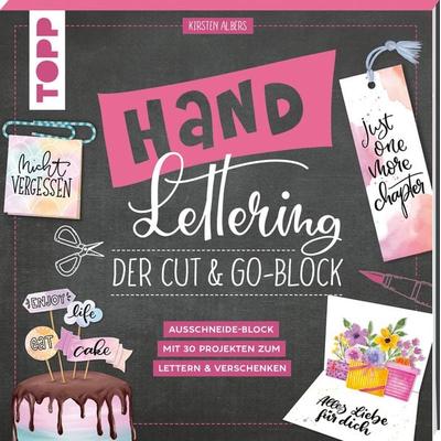 Handlettering. Der Cut & Go-Block, Taschenbuch von Kirsten Albers, Frechverlag GmbH, 978-3-7724-4738-9