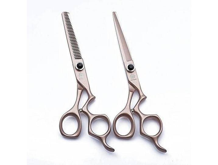 Friseurscheren Set 6 Zoll Japanischer Edelstahl, Bronzefarben, Metall, 6x1x17.8 cm, Freizeit & Co, Wellness & Gesundheit, Körperpflege