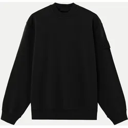 Comfort-Fit Sweatshirt Schwarz M