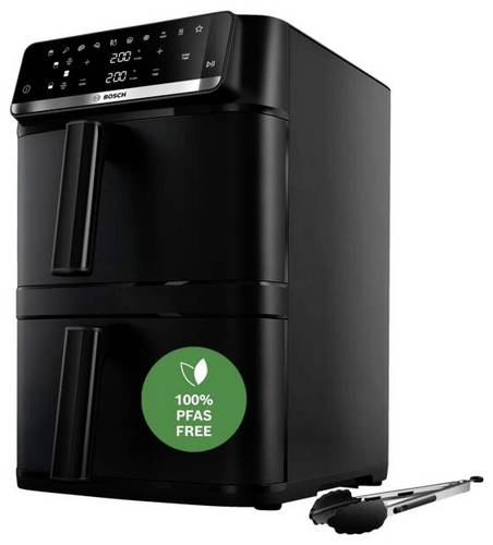 Bosch Serie 6, Double Stack Air Fryer 12l 2800W Schwarz