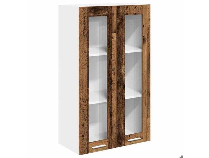 NOUVEAU Placard de cuisine - Meuble haut - Armoire suspendue - Bois ancien - 60x31x100cm - Anti l'humidité  61605