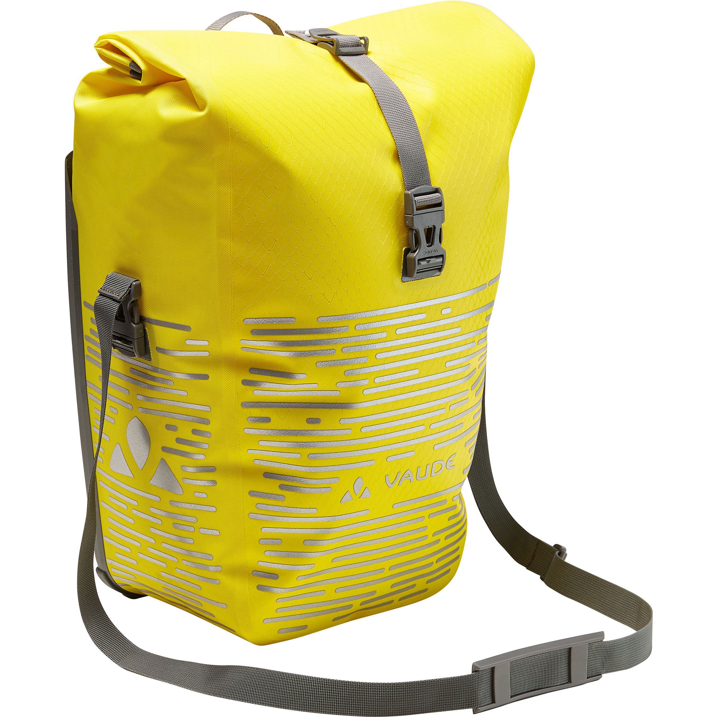 Vaude Aqua Luminum Single II Fahrradtaschen gelb Größe 24L Camping Wasserdicht Wasserabweisend