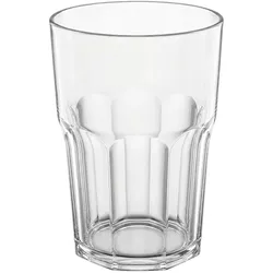 MONOUSO - Plastikbecher Klar SAN Ø8,5cm 400ml (5 Stück)