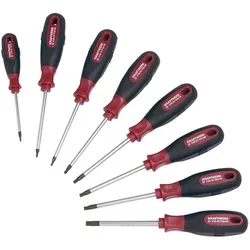 Kraftwerk, Schraubenzieher, 8-t TX-Schraubendrehersatz mit Bohrung (Pin-torx)