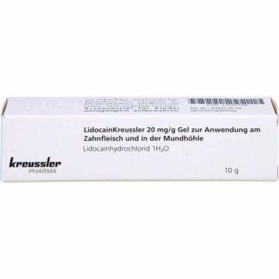 Chem. Fabrik Kreussler & Co. GmbH LIDOCAIN Kreussler 20 mg/g Gel 10 g 12542166