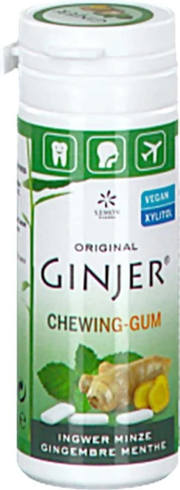 Ingwer Ginjer Kaugummi Minze 30 g