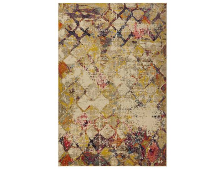 benuta Teppich Casa Beige/ Mehrfarbig 200/290 cm, Textil, Patchwork, Rechteckig, 200x290 cm, wasserabweisend, Teppiche & Böden, Teppich