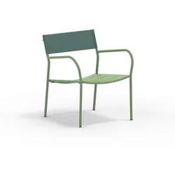 Vera Garten Loungesessel stapelbar Salbei Crocodile