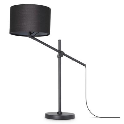 PACO HOME Tischleuchte "TOM", schwarz, 1, Ø 28cm H: 78,1cm, Leuchten, mit kompatiblen Dimmer und Leuchtmittel, Tischleuchte