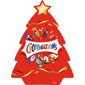 Celebrations Schokoriegel Weihnachtsbaum, 215 g, 8 verschiedene Sorten, 23 Riegel