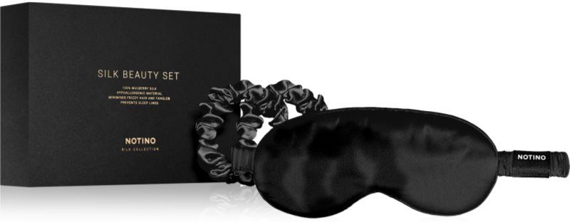 Notino Silk Collection Sleeping mask & Scrunchies Set gift set shade