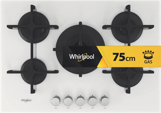 Whirlpool Piano cottura a gas - GOA 7523/WH Made in Italy