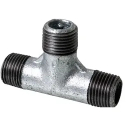 Temperguss Fitting verzinkt T-Stück AG/AG/AG 1" - Nr. 135