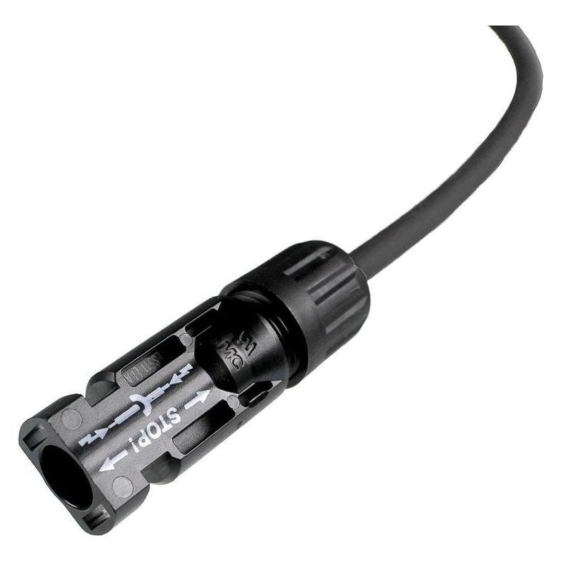 Offgridtec 1,5m 6mm² MC-4-Verbindungskabel Stecker/ Buchse Verlängerung (Solarkabel) (8-01-005815)