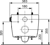 Tece neo Dusch-WC, Kaltwasser, weiß, 9700207 9700207