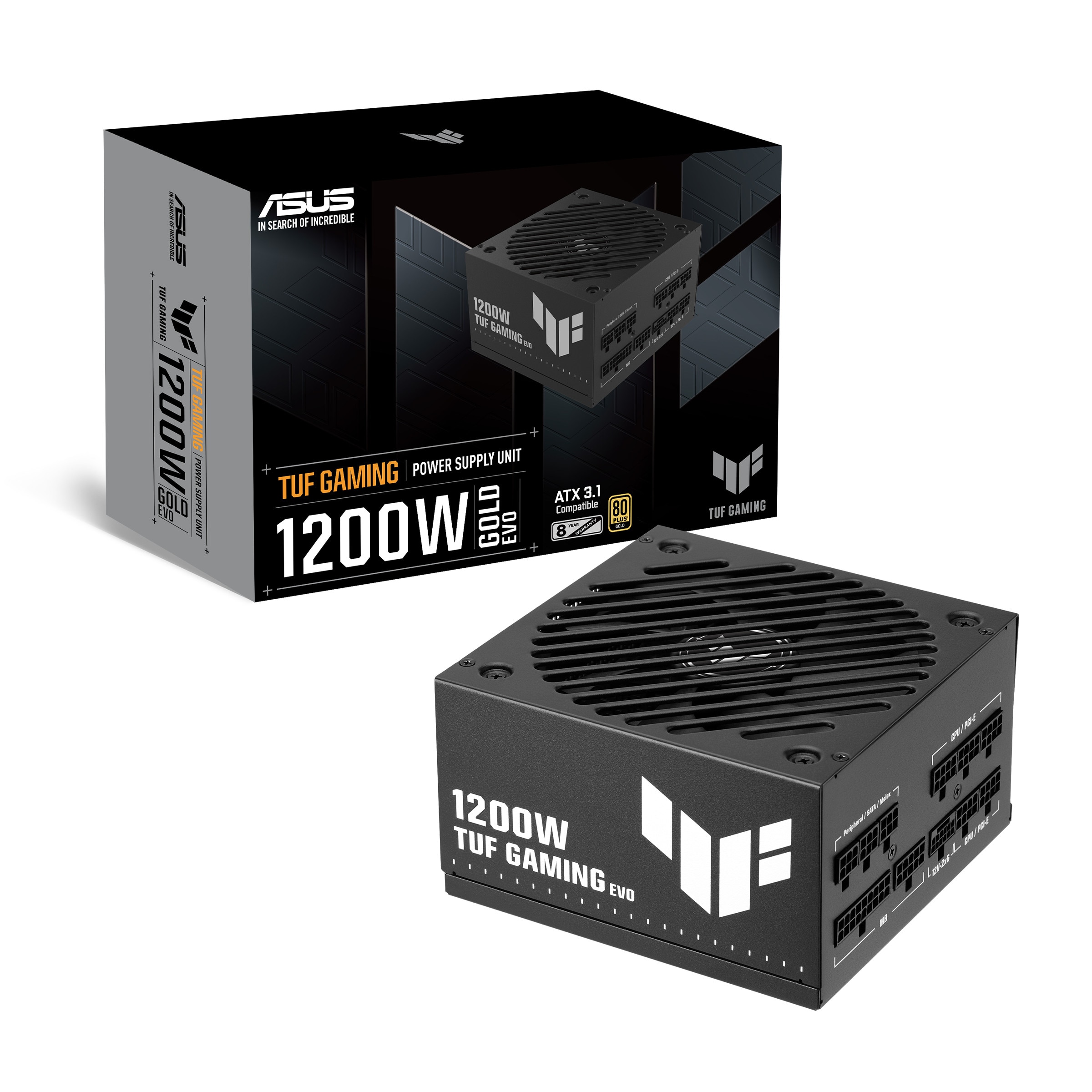 ASUS TUF-GAMING-1200G-EVO 80+Gold 1200W PCIe 5.1 ATX3.1 Netzteil 90YE00SD-B0NA00