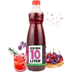 ICH BIN 10 LITER Waldfrucht Sirup 6 x 0,7l